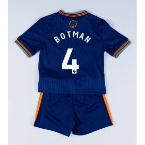 Newcastle United Sven Botman #4 Tredjetrøje Børn 2025-26 Kortærmet (+ Korte bukser)